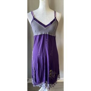 Kessley Dress Purple Sundress Size Small